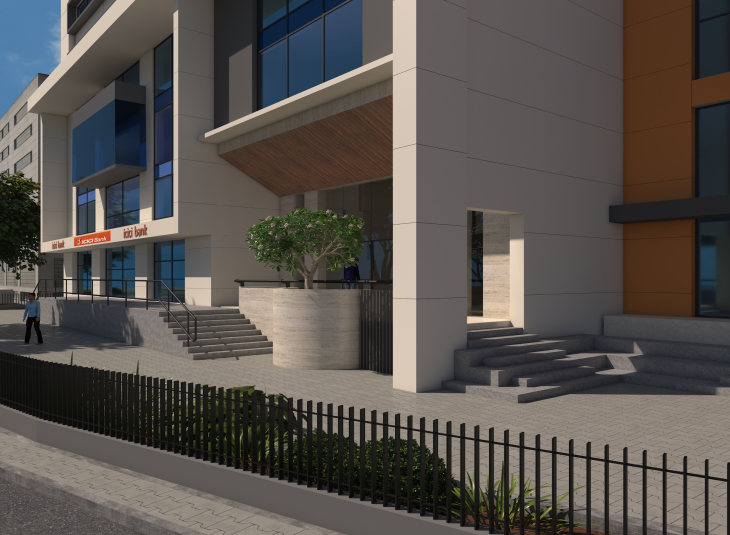 1300 Sq.Ft,  Commercial Showrooms